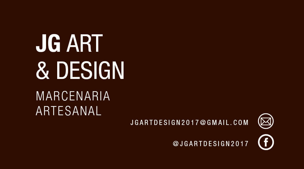 Logo da JGArt Design em uma janela
